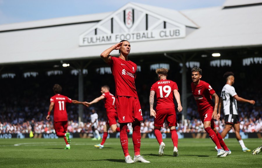 Liverpool empata em 2 a 2 com o Fulham